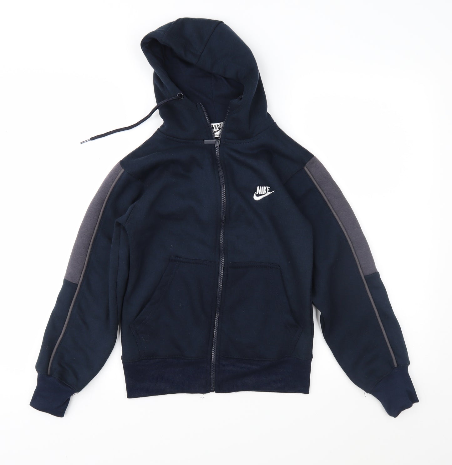 Nike Boys Blue   Full Zip Hoodie Size 9-10 Years