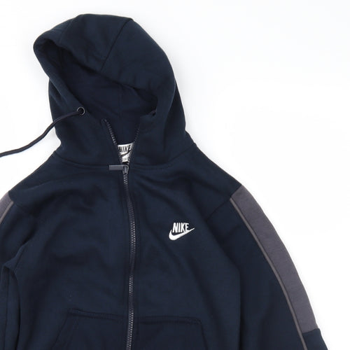 Nike Boys Blue   Full Zip Hoodie Size 9-10 Years