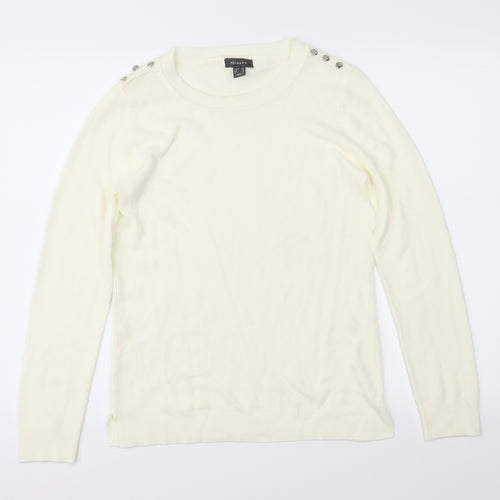 Atmosphere Womens Ivory  Knit Pullover Jumper Size 10