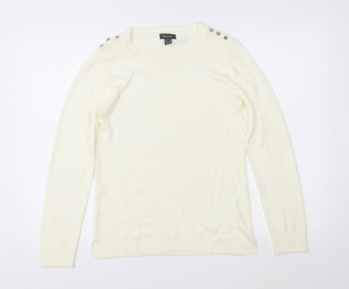 Atmosphere Womens Ivory  Knit Pullover Jumper Size 10