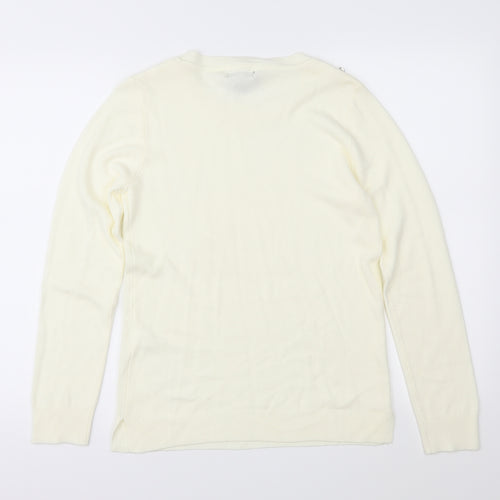 Atmosphere Womens Ivory  Knit Pullover Jumper Size 10