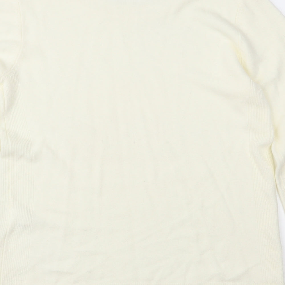 Atmosphere Womens Ivory  Knit Pullover Jumper Size 10