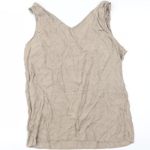 Joanna Morgan Womens Brown   Basic Blouse Size 12