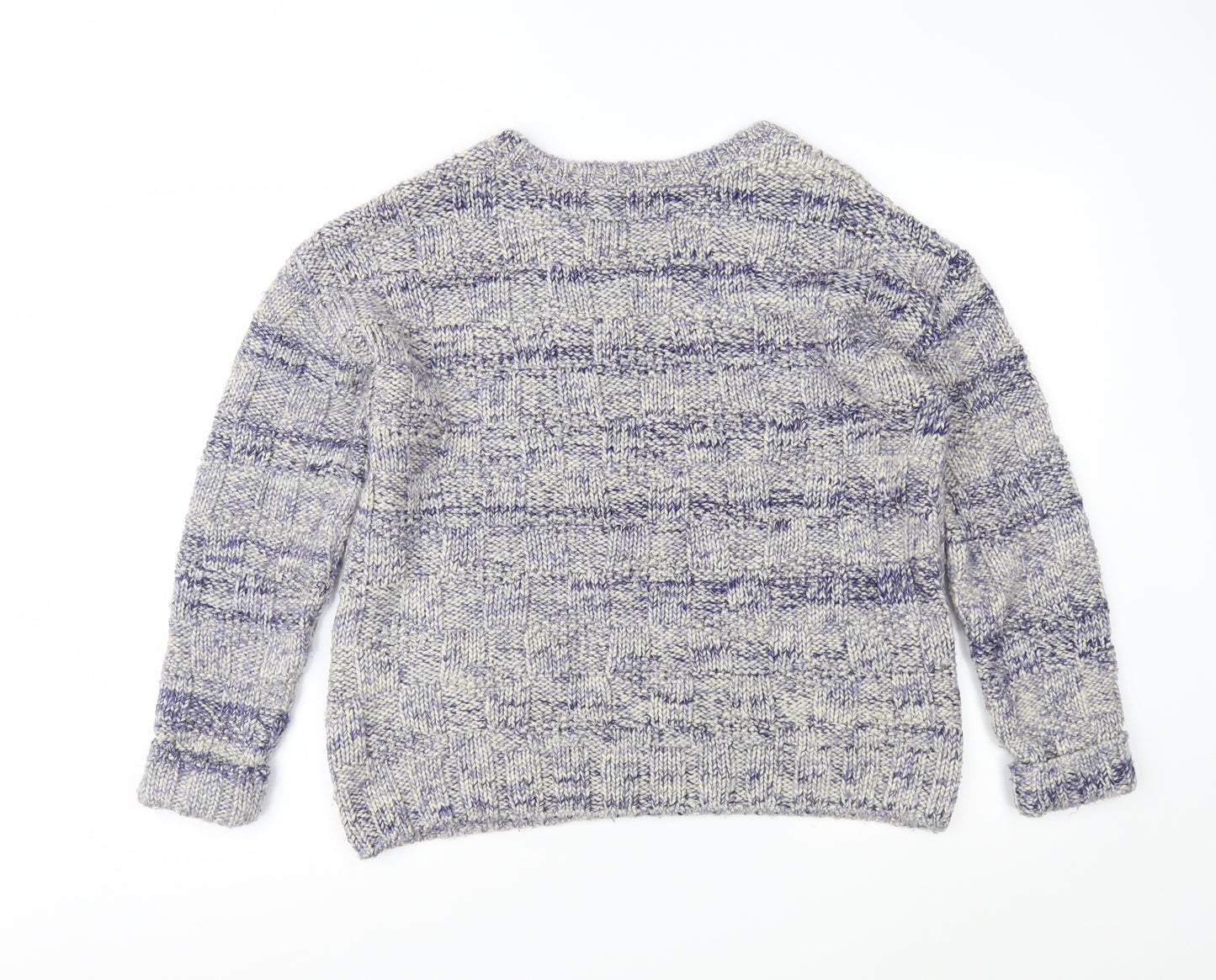 Marks and Spencer Womens Blue  Knit Pullover Jumper Size 16