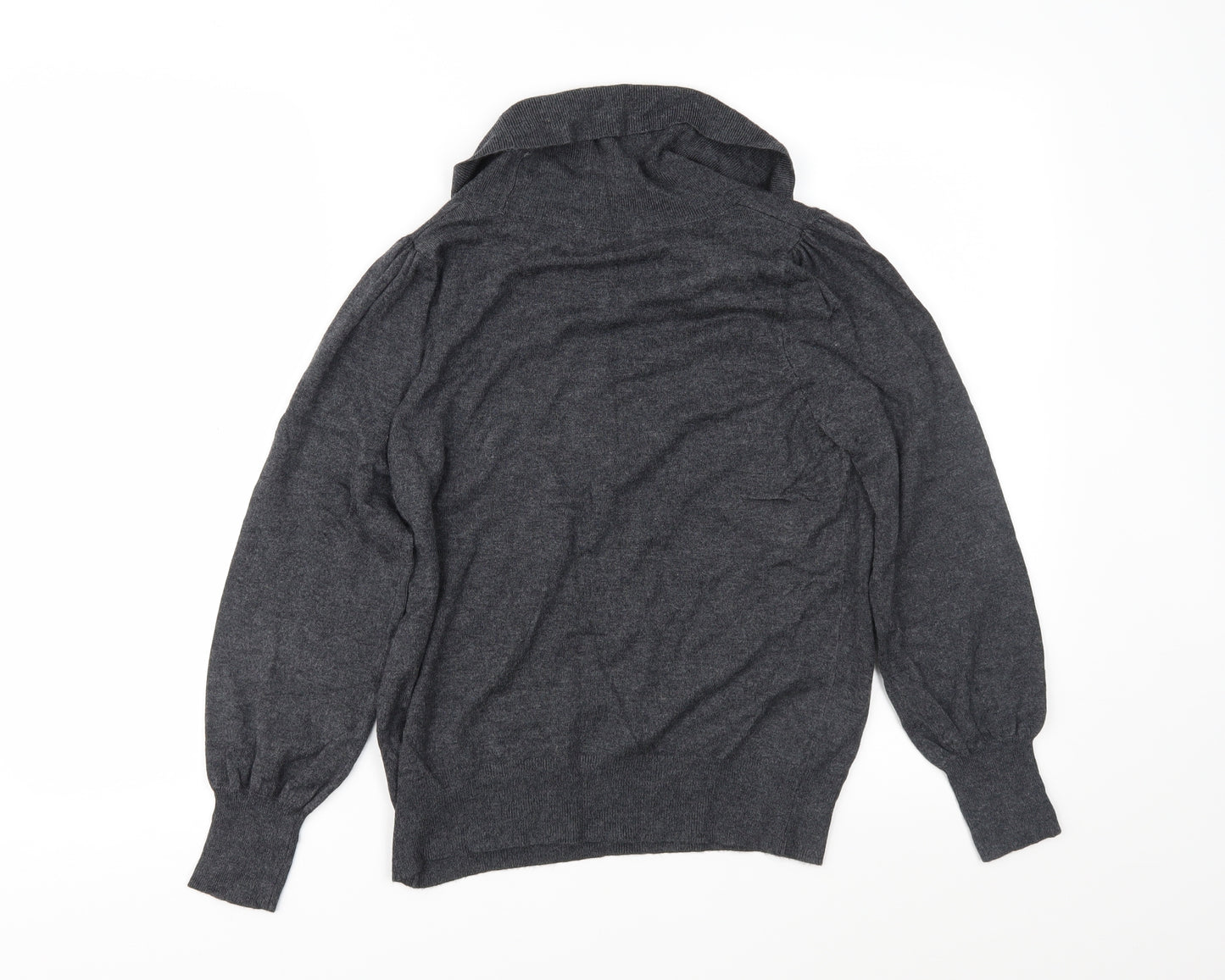 Marks and Spencer Womens Grey  Knit Pullover Jumper Size 12