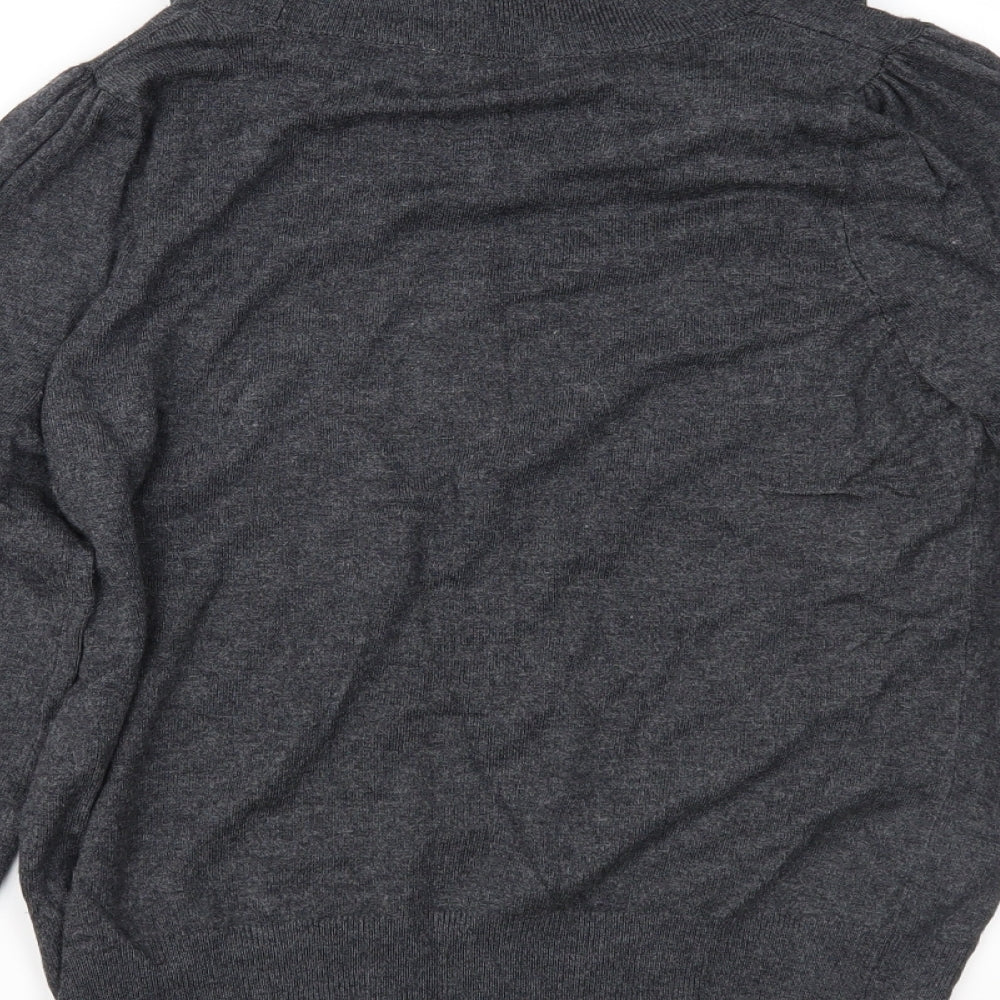 Marks and Spencer Womens Grey  Knit Pullover Jumper Size 12