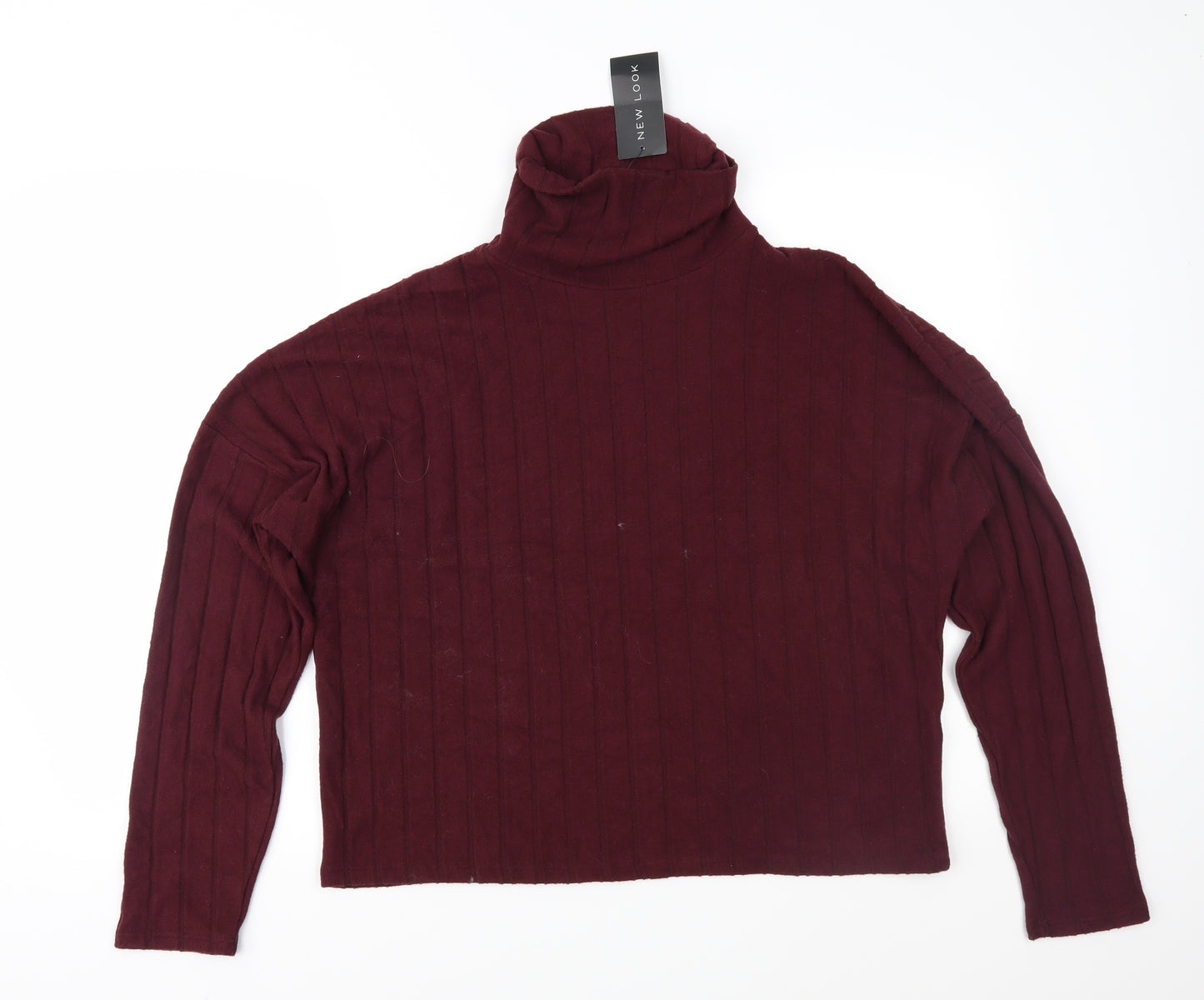 New Look Womens Purple  Knit Pullover Jumper Size L