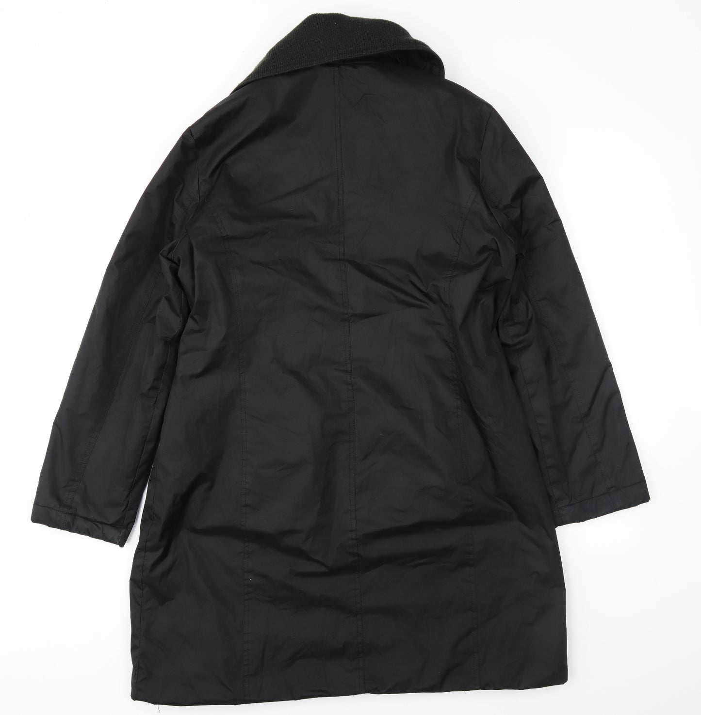 Alibi Womens Black   Overcoat Coat Size 14