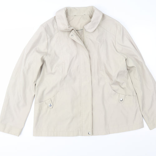 Bonmarché Womens Beige   Jacket Coat Size M