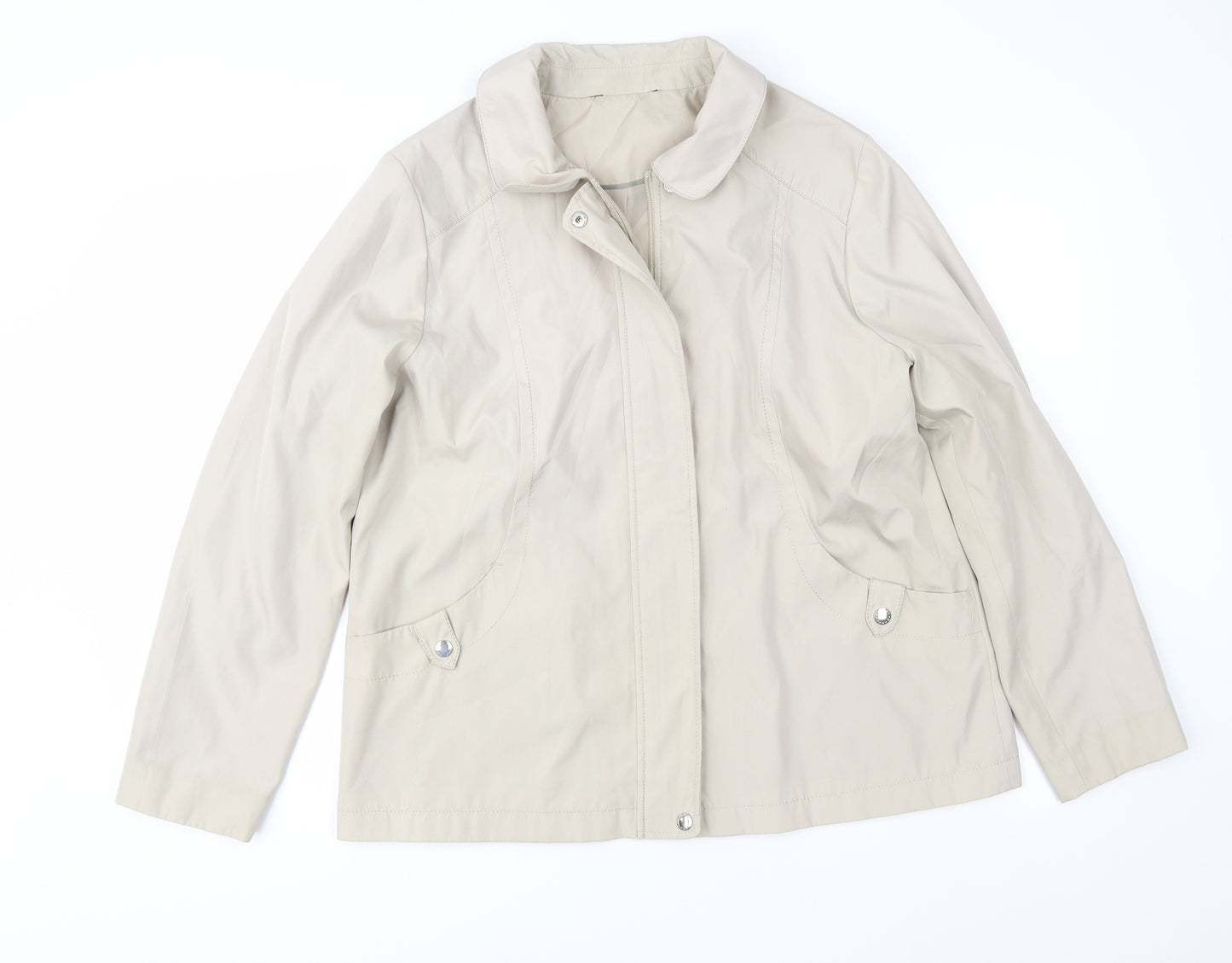 Bonmarché Womens Beige   Jacket Coat Size M