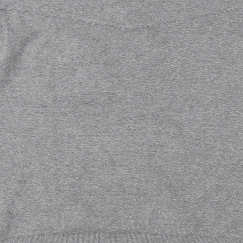 Luke Mens Grey   Pullover Sweatshirt Size M