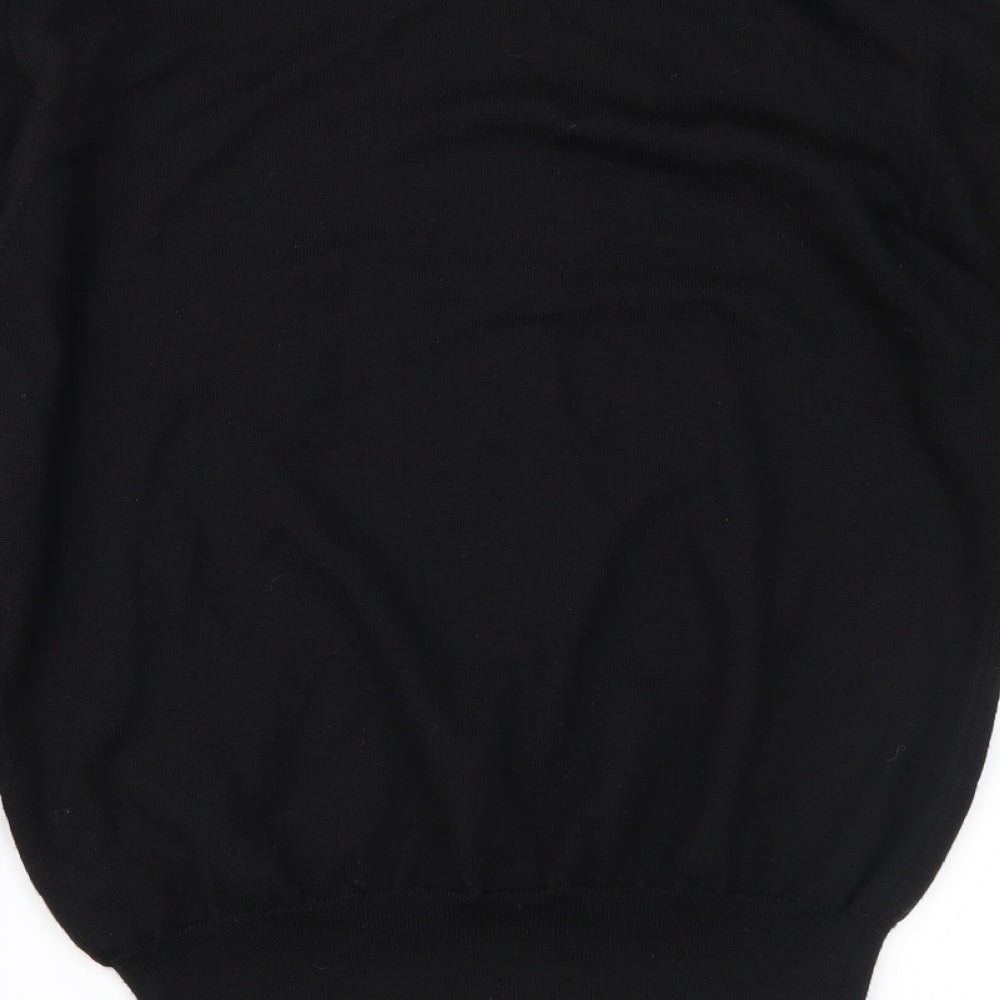 HUGO BOSS Womens Black  Knit Pullover Jumper Size L