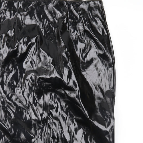 Topshop Womens Black   Straight & Pencil Skirt Size 12