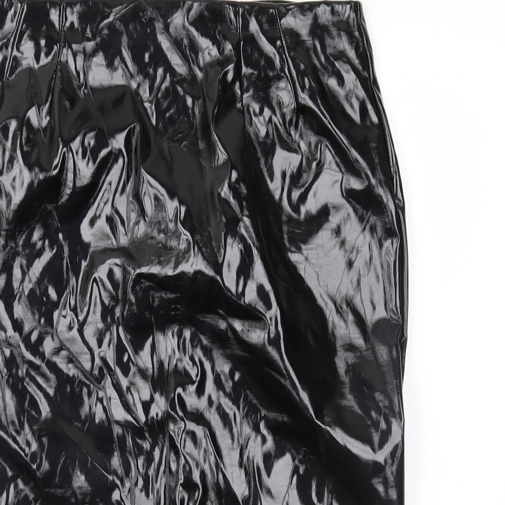 Topshop Womens Black   Straight & Pencil Skirt Size 12