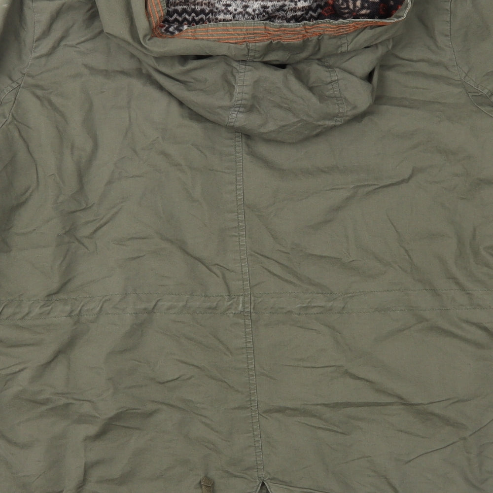 New Look Womens Green   Parka Coat Size 16