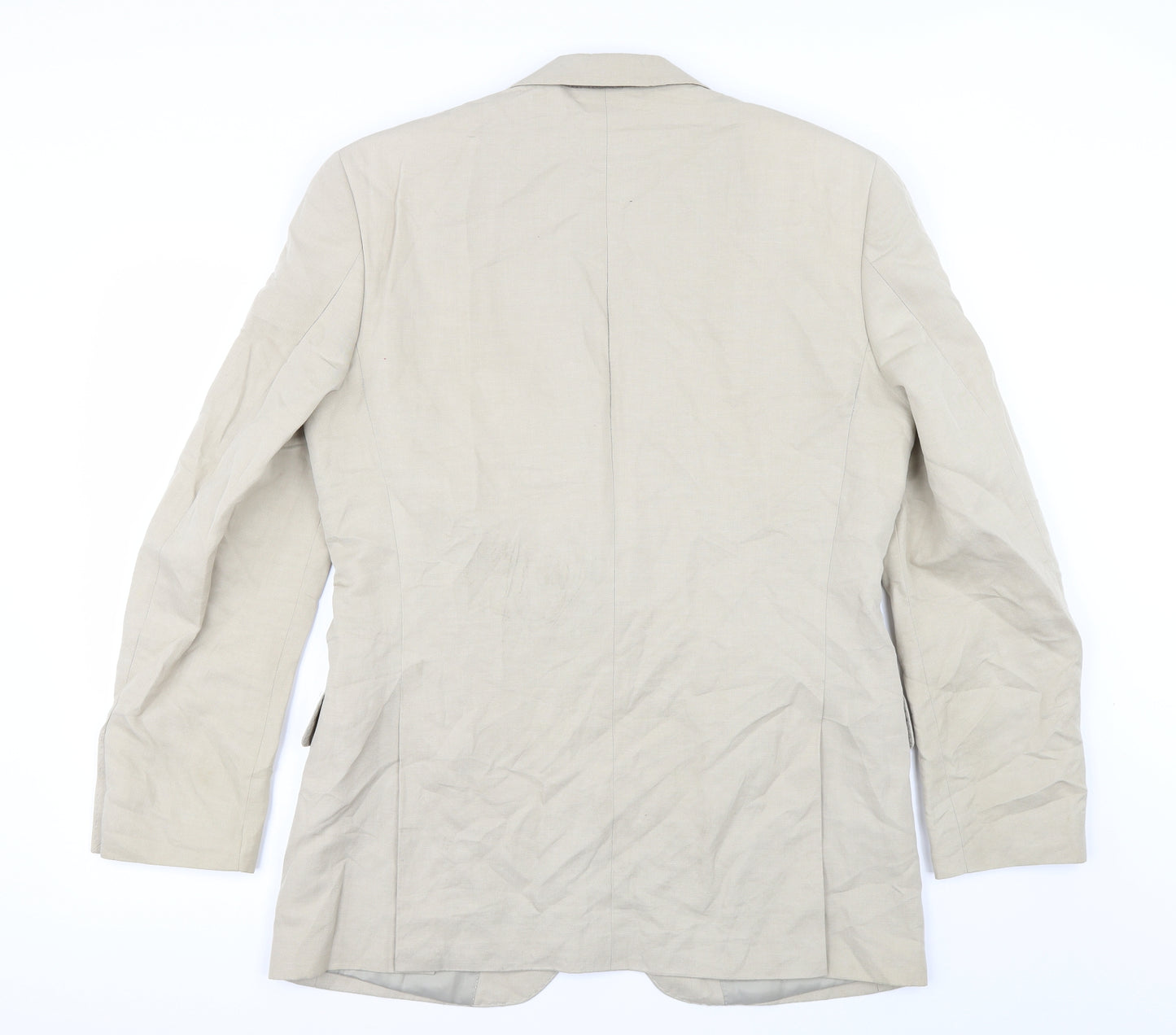 Marks and Spencer Mens Beige   Jacket Suit Jacket Size 40