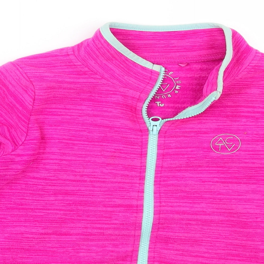 TU Girls Pink   Jacket  Size 9 Years