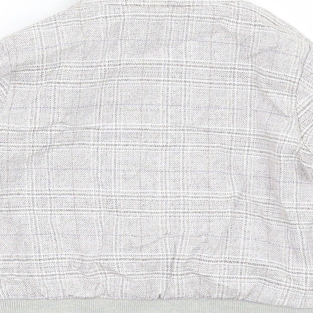 NEXT Boys Grey Check  Jacket  Size 6-9 Months