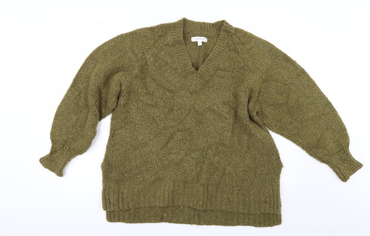 Per Una Womens Green   Pullover Jumper Size 14