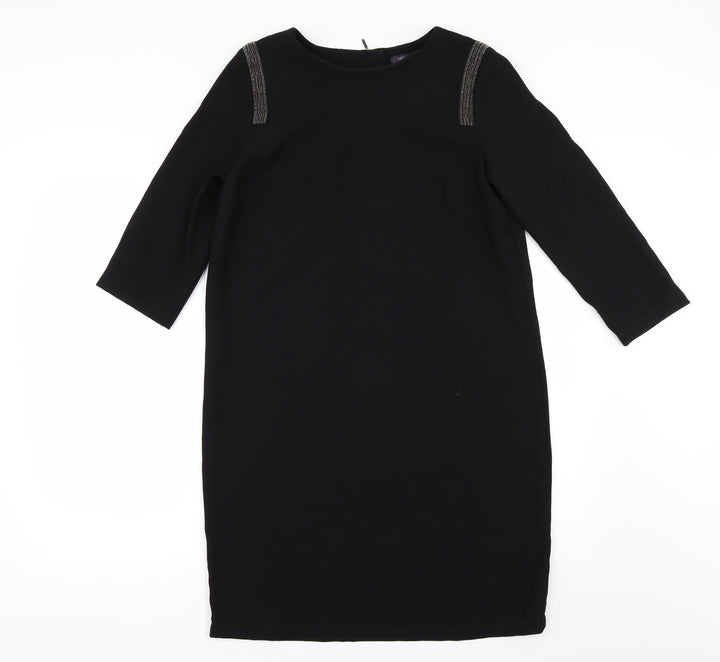 Marks and Spencer Womens Black   Pencil Dress  Size 10
