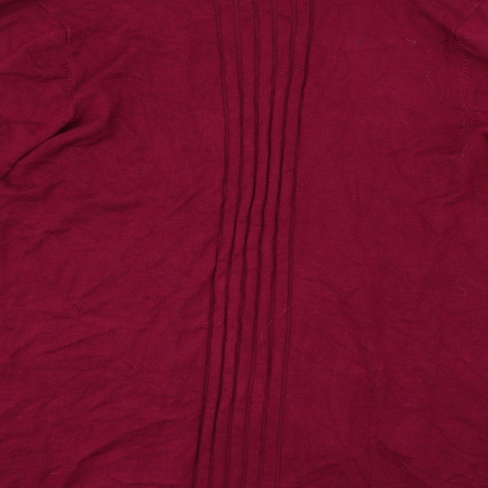 Nutmeg Womens Red   Cardigan Jumper Size 22