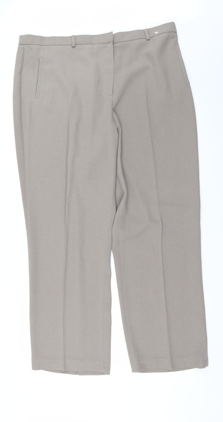BHS Womens Beige   Trousers  Size 20 L29 in