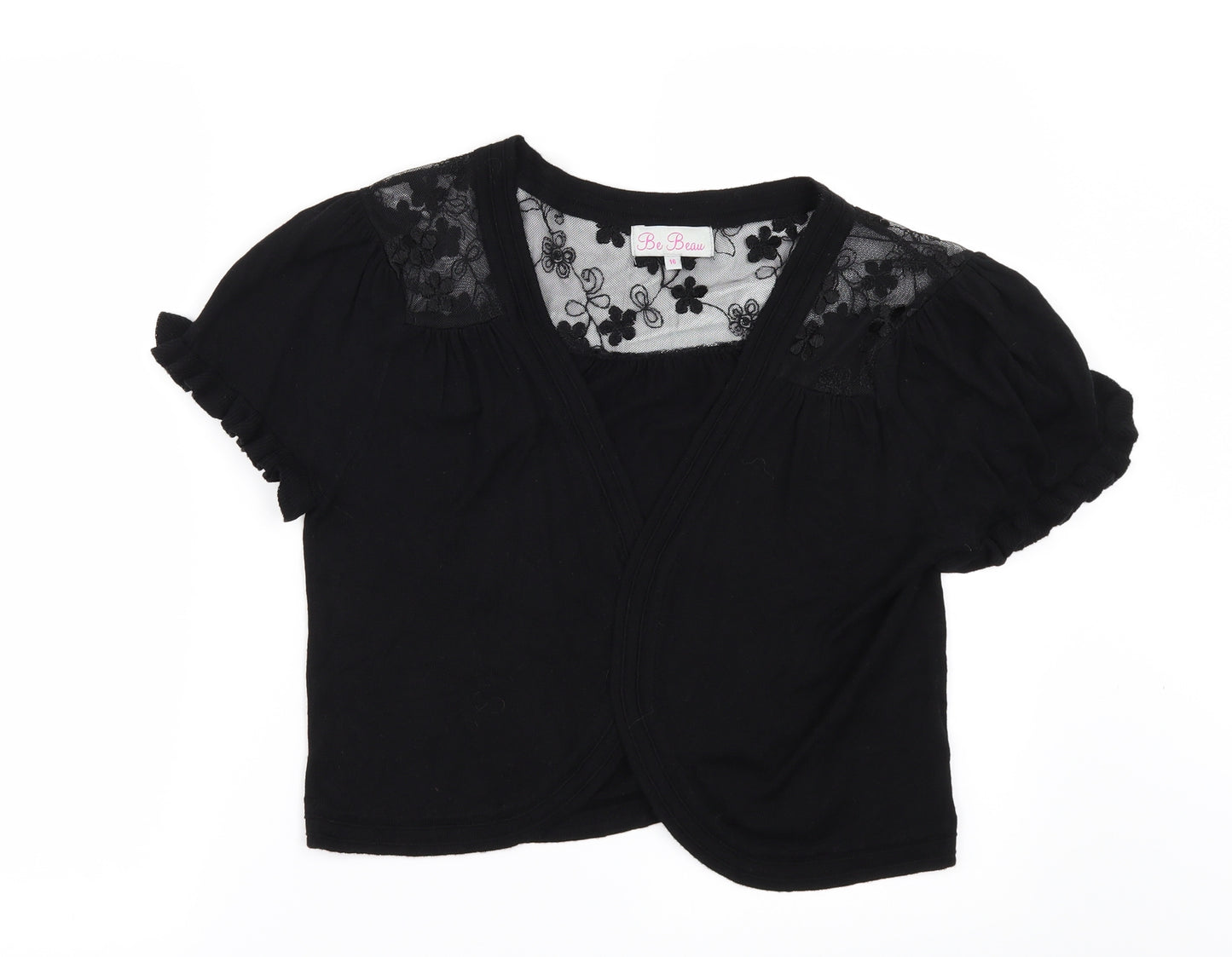 BE BEAU Womens Black   Shrug Jumper Size 16