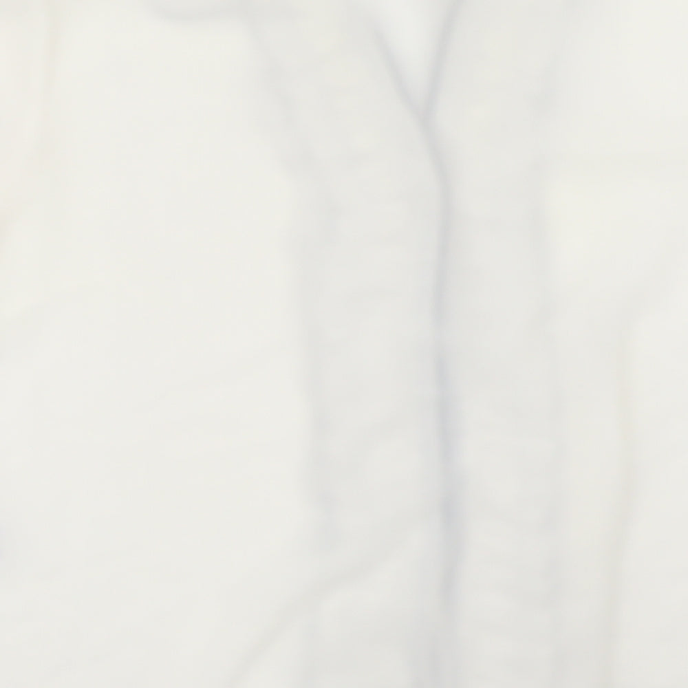 EWM Womens White   Tunic Button-Up Size 16