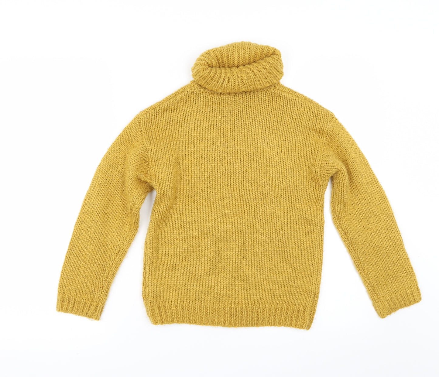 F&F Girls Yellow   Pullover Jumper Size 8-9 Years