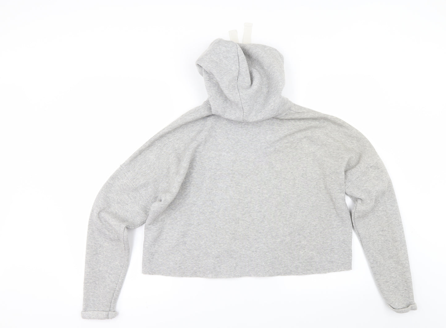 Primark Womens Grey   Pullover Hoodie Size 12  - cropped hoodie