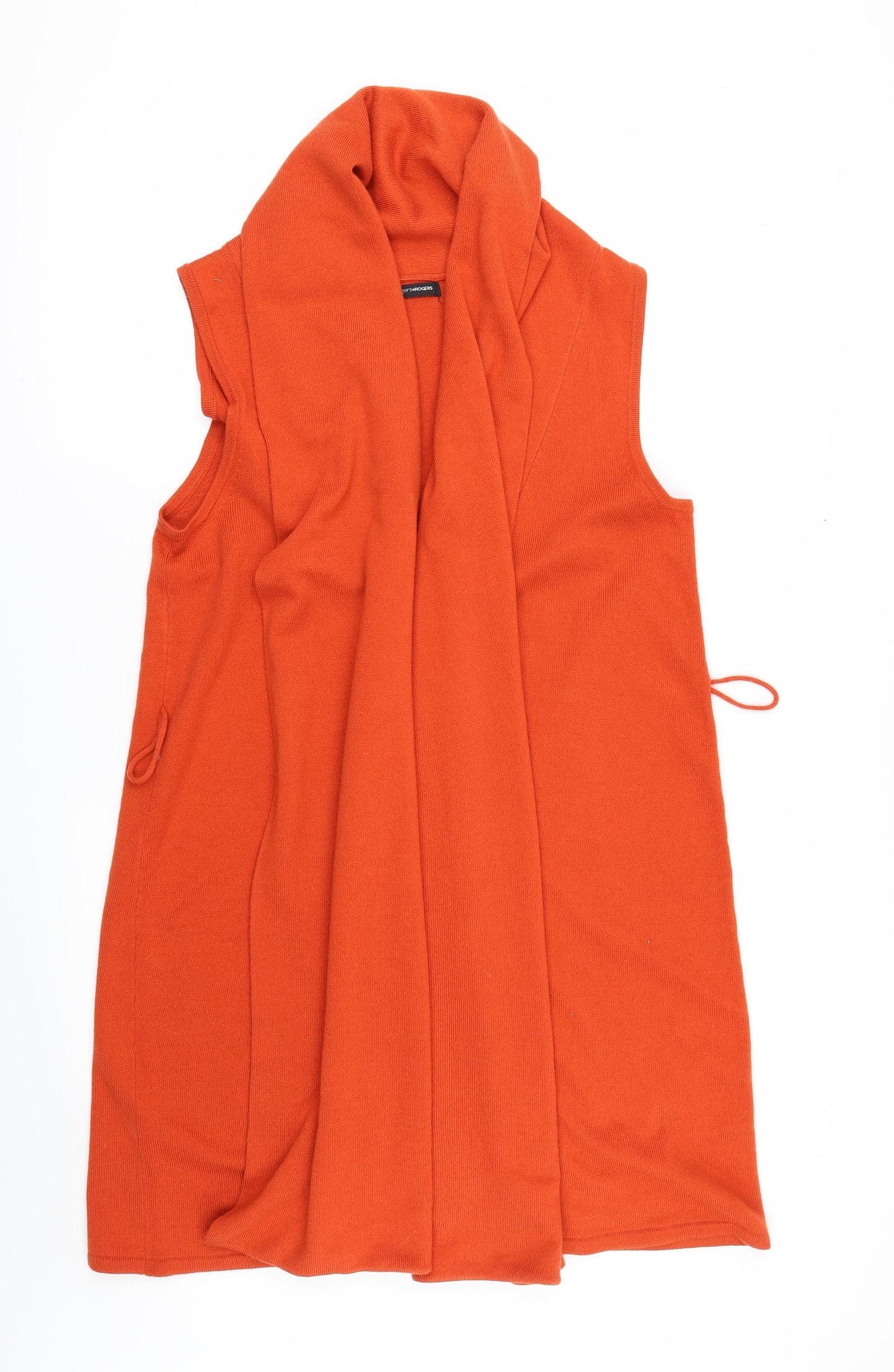 Matalan Womens Orange   Cardigan Jumper Size 18  - Waist coat