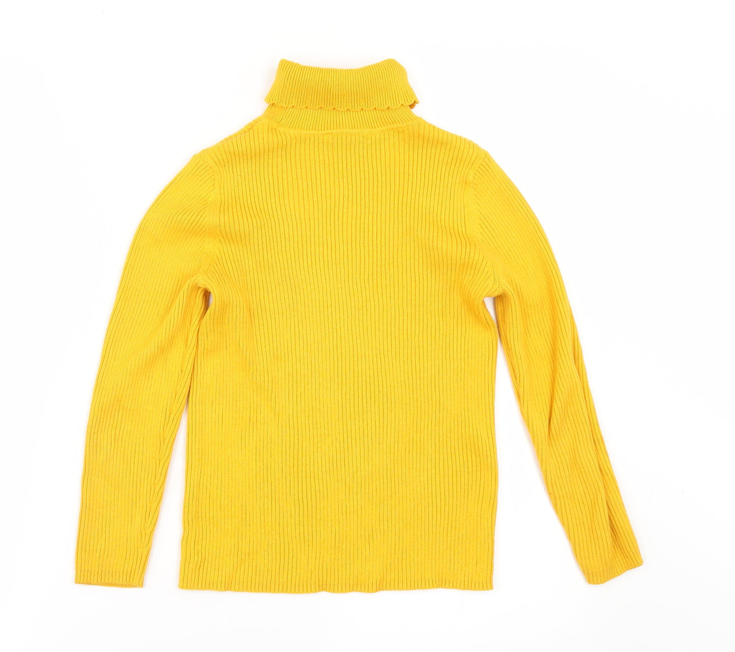 George Girls Yellow   Pullover Jumper Size 7-8 Years
