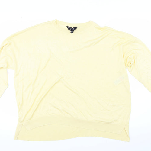 Dorothy Perkins Womens Yellow   Pullover Jumper Size 18