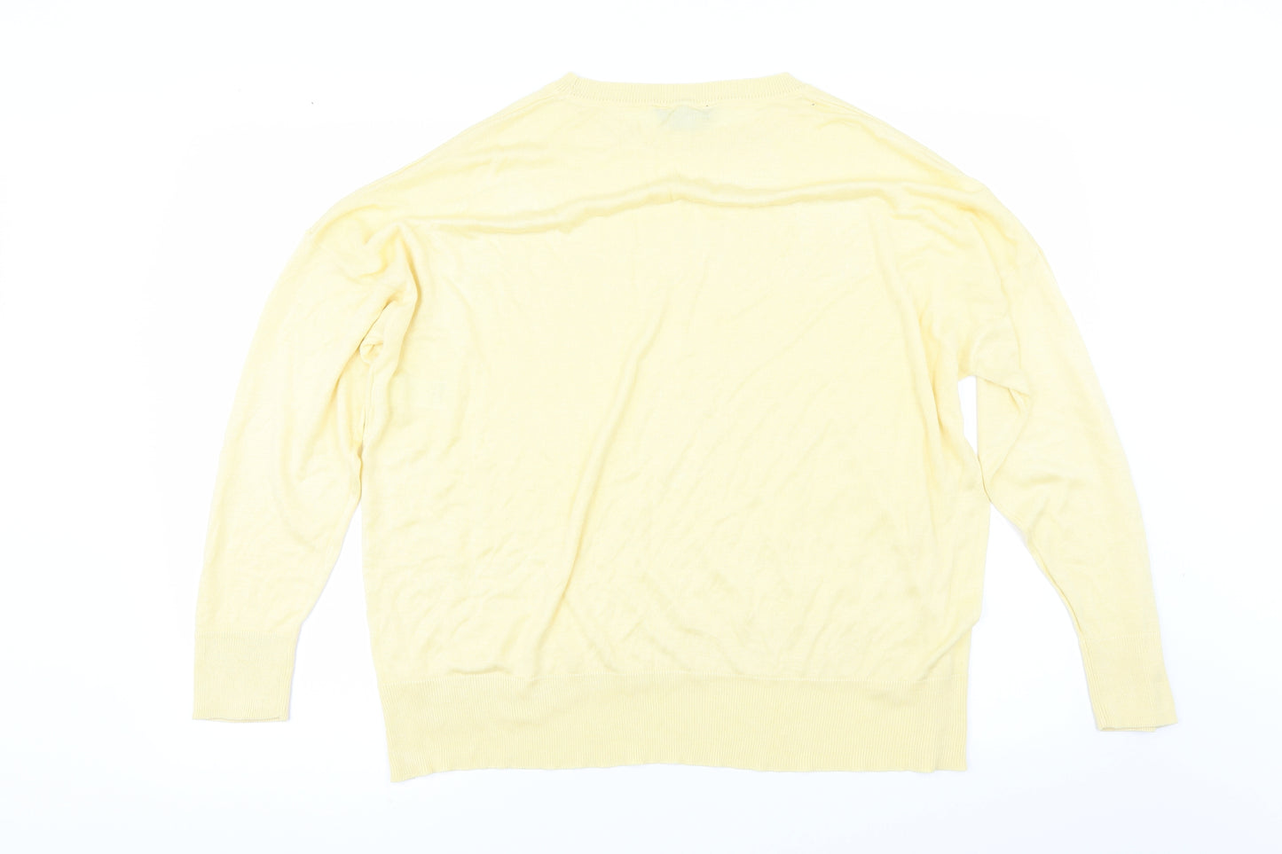 Dorothy Perkins Womens Yellow   Pullover Jumper Size 18