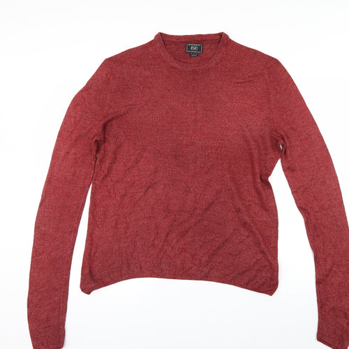 F&F Mens Red   Pullover Jumper Size S