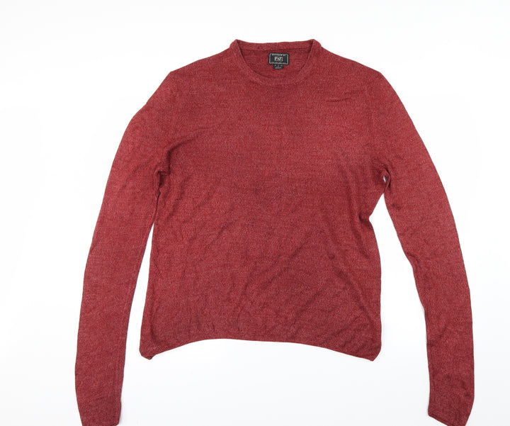 F&F Mens Red Pullover Jumper Size S