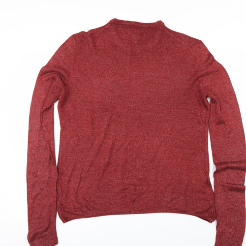 F&F Mens Red   Pullover Jumper Size S