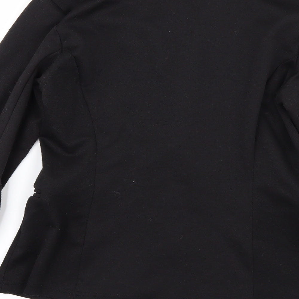 Quiz Womens Black   Jacket  Size 10