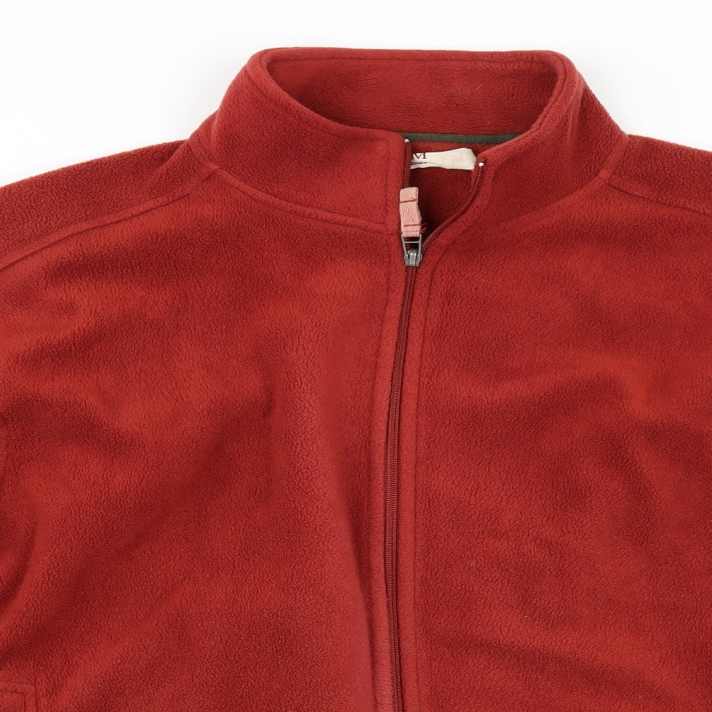 EWM Mens Orange  Fleece Jacket  Size L