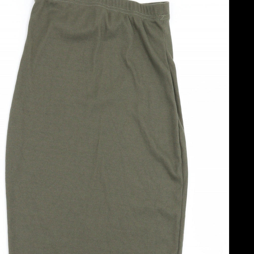 Oasis Womens Green   Straight & Pencil Skirt Size S