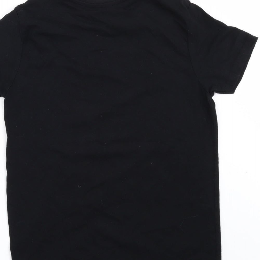 Primark Boys Black   Basic T-Shirt Size 9-10 Years  - ENGLAND