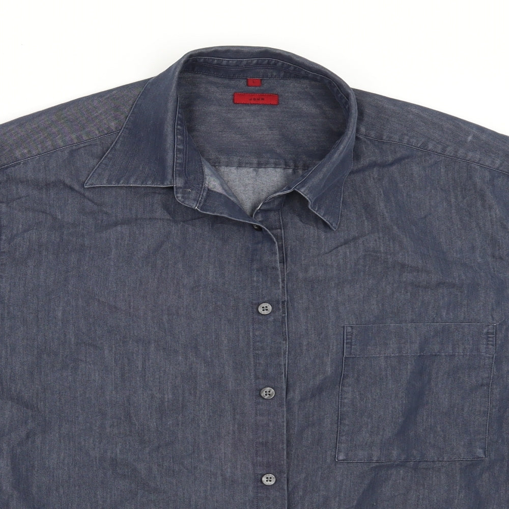 Debenhams Mens Blue    Button-Up Size L