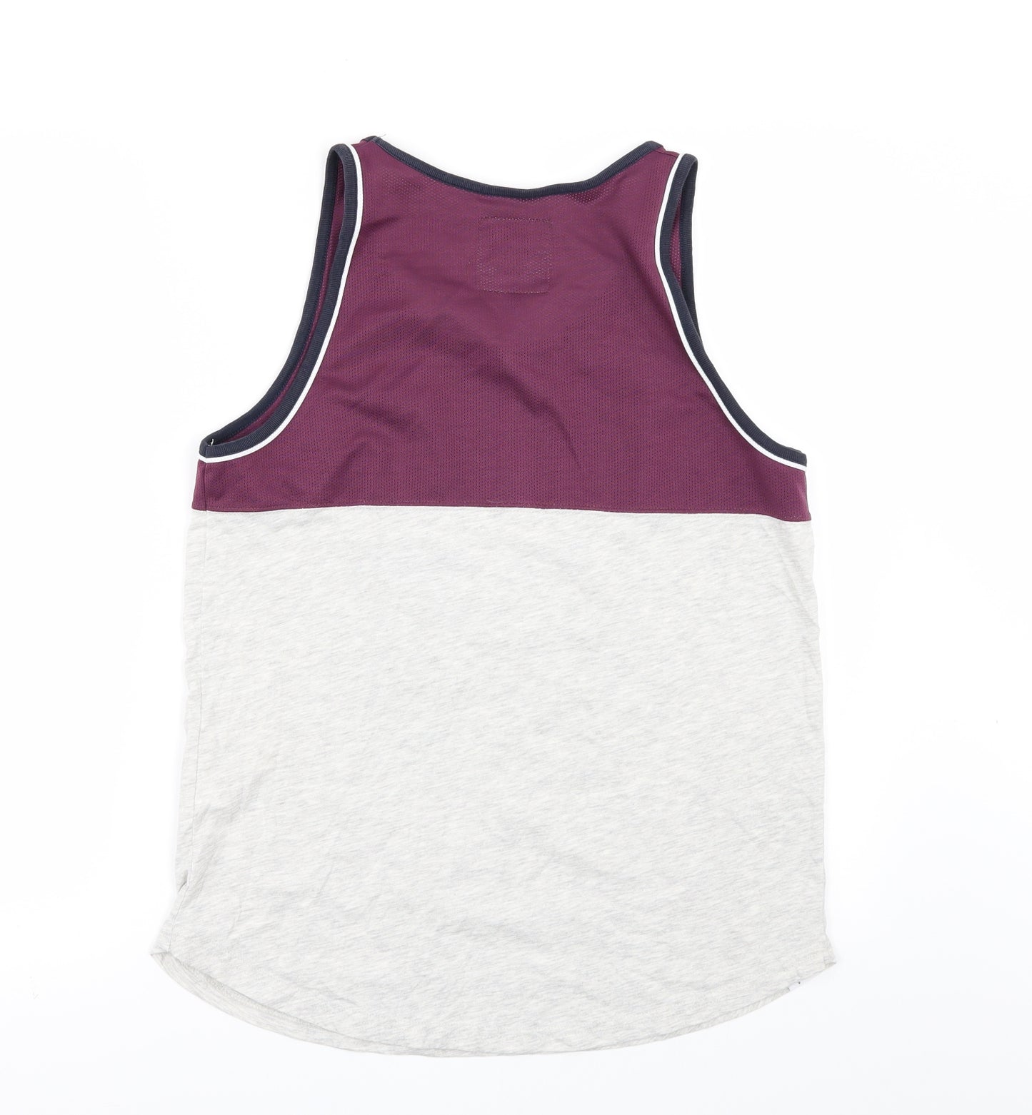 Brook Haven Womens Grey   Basic T-Shirt Size 10  - vest top