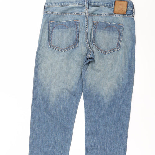 SQIN Womens Blue  Denim Cropped Jeans Size 29 in L21 in
