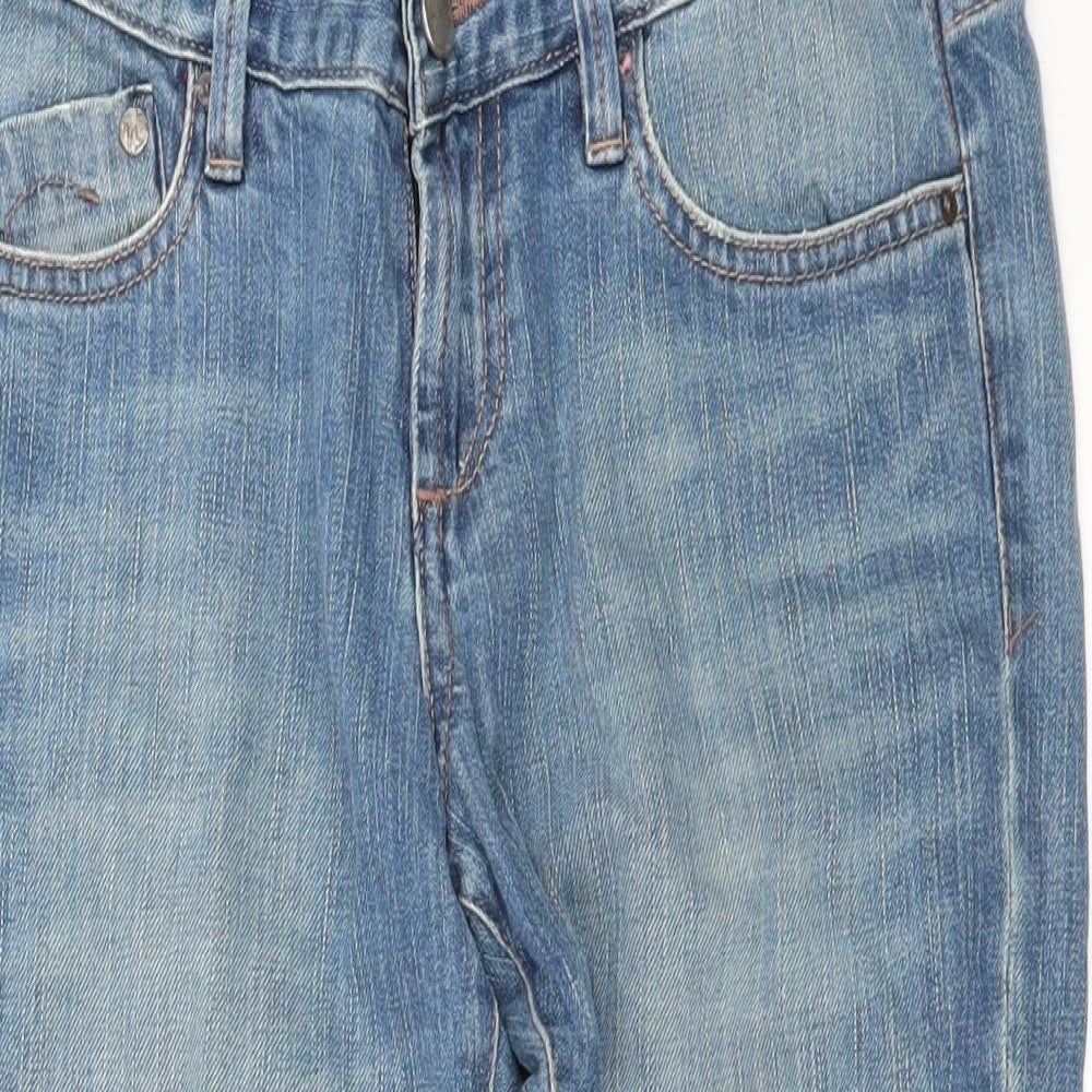 SQIN Womens Blue  Denim Cropped Jeans Size 29 in L21 in