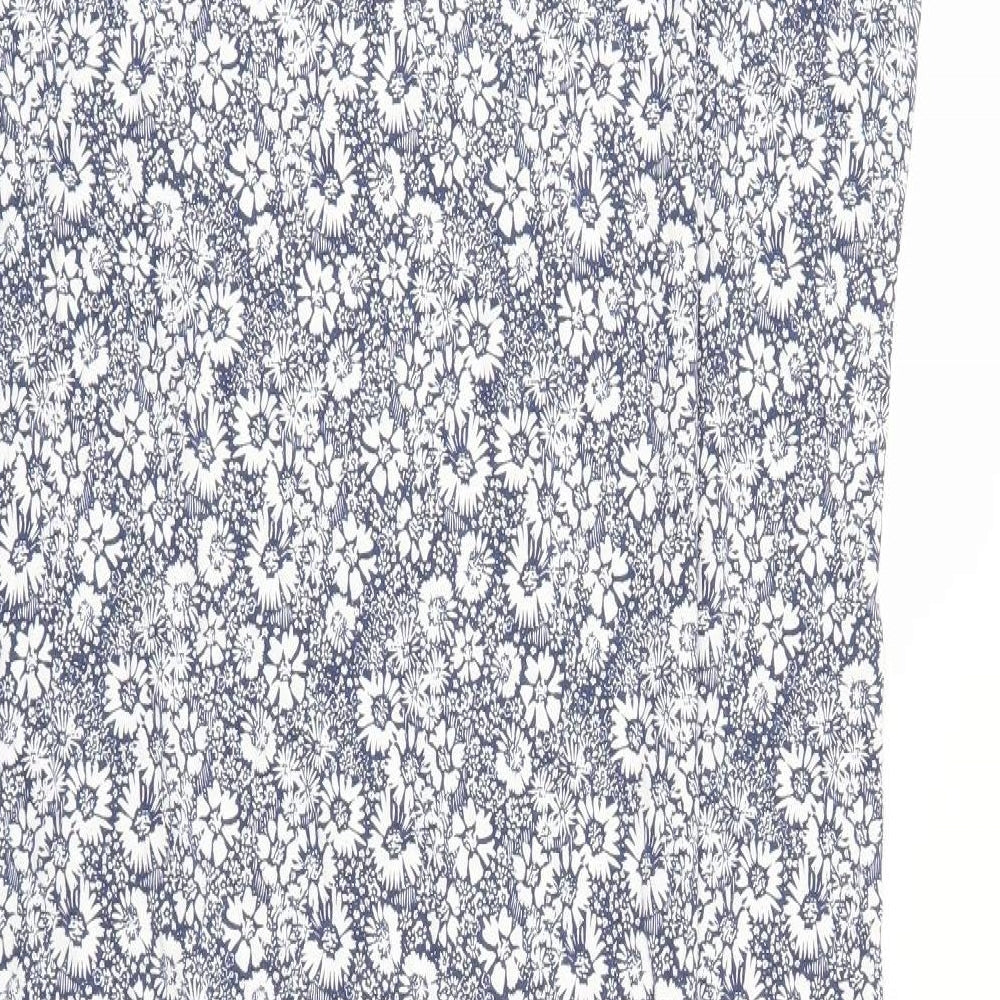 Marks and Spencer Womens Blue Floral  Top Gown Size 16