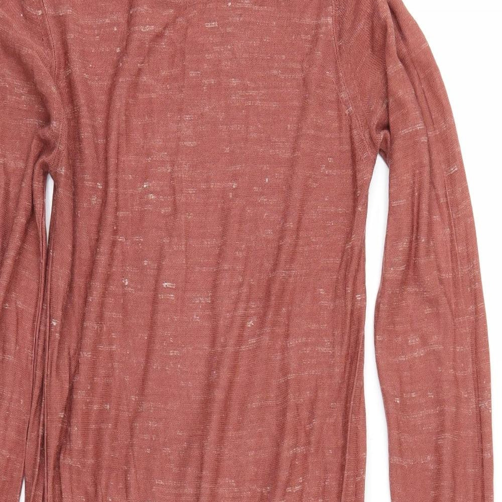 ASOS Womens Orange   T-Shirt Dress  Size 8  - Drawstring