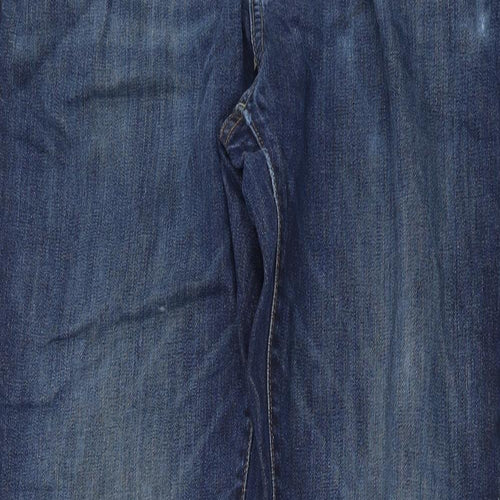 PRMDNM89 Mens Blue  Denim Straight Jeans Size 36 in L32 in