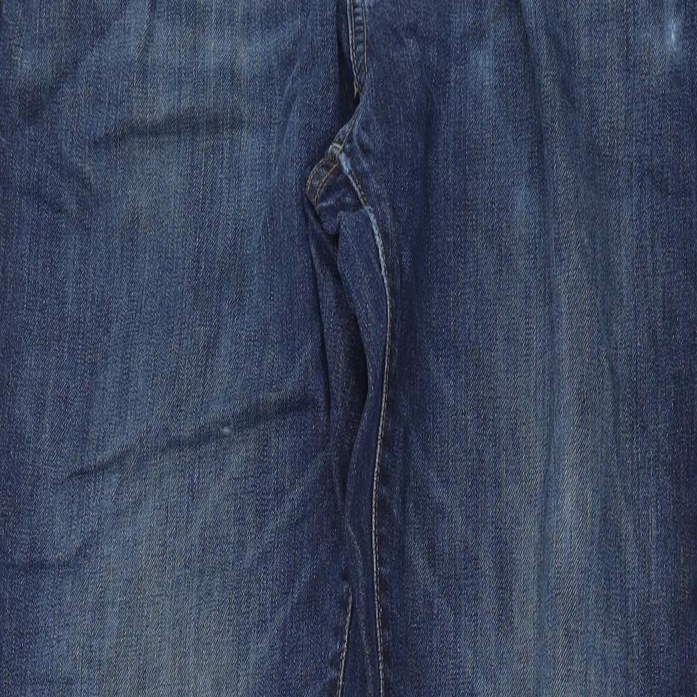 PRMDNM89 Mens Blue  Denim Straight Jeans Size 36 in L32 in