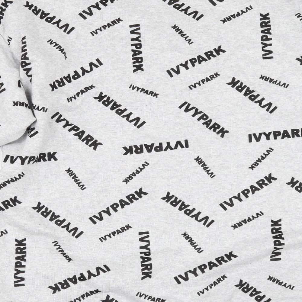 IVY PARK Womens Grey   Pullover Sweatshirt Size XS